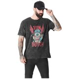 Von Dutch Majice & Polo majice TEE SHIRT JERSEY AVEC LOGO ET ACID WASH Črna | Shoptok.si