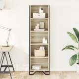  Regal za knjige boja hrasta 50x31x169 cm od konstruiranog drva | shoptok.hr