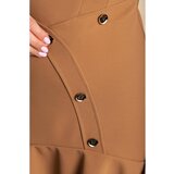 Fenzy Elegantna Mini Haljina S Ukrasnim Gumbima, Boja Deve | shoptok.hr