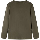  Dječja majica dugih rukava kaki 116 | shoptok.hr