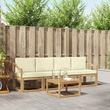  Set vanjskih sofa 5 kom. Bijela i krem | shoptok.hr