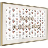  Poster - Animals Wish a Nice Day 30x20 | shoptok.hr