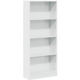 Furnova Knjižna omara visok sijaj bela 60x24x143 cm inženirski les, (21932334) | Shoptok.si