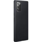 Samsung original usnjen ovitek ef-vn980lbe za galaxy note 20 n980 - zaščita zadnjega dela - črna | Shoptok.si