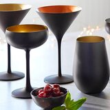 Stolzle Kelih za cocktail Olympic 240ml / črno-zlat / steklo, (20455082) | Shoptok.si