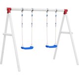 vidaXL Gugalnica z vrvmi 2 kosa modra 38x16 cm polieten | Shoptok.si