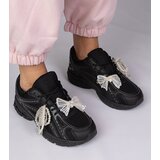  Black sneakers with detachable decorations Lekrus | Shoptok.si