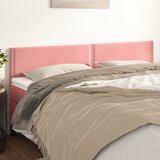  Uzglavlja ružičasta 200x5x78/88 cm baršunasta | shoptok.hr