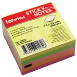  SAMOLJEPLJIV KOCKA 75X75 MM 400L FOROFFICE 5 BOJA NEON | Eponuda.ba