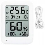 LCD termometar higrometar magnet alarm vanjski senzor