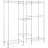 Royal Catering Žično stojalo za garderobo, garderobo, 7 polic, 4 palice, 189 x 45 x 196 cm, do 210 kg, (21275786) Cene