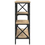  Konzolni stol boja hrasta 150 x 29 x 76,5 cm konstruirano drvo | shoptok.hr
