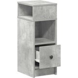 Noćni ormarići 2 kom s ladicom beton siva 25x31x66 cm | Eponuda.com