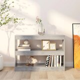 Ormarić za knjige / sobna pregrada boja betona 100 x 30 x 72 cm | shoptok.hr