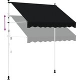  Ručno sklopiva tenda Crna 350 cm | shoptok.hr