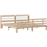  Posteljni okvir z vzglavjem 180x200 cm borovina, (21305659) | Shoptok.si