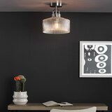  Där Lighting LEN4846 - Plafonski luster LENKA 1xE27/60W/230V matni hrom | Eponuda.com