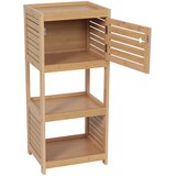 Tendance kupatilski ormarić 1 vrata i 2 POLICE TRINIDAD 365X30X83CM MDF BAMBOO 9902764 | Eponuda.com