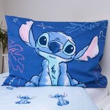 Jerry Fabrics Plava pamučna dječja posteljina za krevet za jednu osobu 140x200 cm Lilo & Stitch "Aloha" – | shoptok.hr