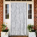  Zastor protiv insekata sivo-bijeli 100 x 220 cm šenil | shoptok.hr