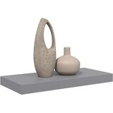  Plutajuća zidna polica siva 50 x 23 x 3,8 cm MDF | Eponuda.ba
