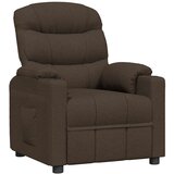  Naslanjač temno rjavo blago, (5000133153) | Shoptok.si