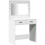 vidaXL set 2 bela les srednja toaletna miza za ličenje pravokotna | Shoptok.si