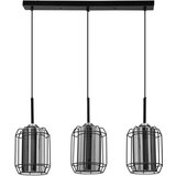 Candellux luster/visilica-jonera viseća lampa crna 3X40 E27 dim abažur
