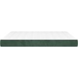 vidaXL Vzmetnica z žepkasto vzmetjo temno zelena 180x200x20 cm žamet | Shoptok.si