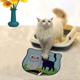 WALLXPERT Kdkafa0072 multicolor cat litter mat | ePonuda.com