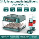 DWiusty Inkubator za jajca, samodejno nadzorovanje temperature, prilagodljivo razmakanje, 24 jajc, (5000239986) | Shoptok.si