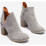 Resti Gray women's ankle boots with Cintura cut-outs - Footwear | ePonuda.com