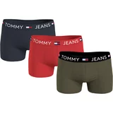 Tommy Hilfiger Underwear Boksarice nočno modra / oliva / rdeča / bela
