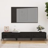The Living Store TV omarica črna 150x34,5x30 cm konstruiran les - TV Omarica, (21375651) Cene