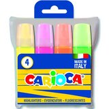 Carioca 4-delni komplet barvnih fluorescentnih markerjev - | Shoptok.si