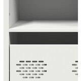 Visoka komoda bijela 101,5x39x103,5 cm čelična | Eponuda.com