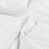 vidaXL Prešitke in odeje Bela 200 x 200 cm Puh | Shoptok.si
