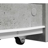 vidaXL Uski kupaonski ormar s kotačima boja betona konstruirano drvo | shoptok.hr