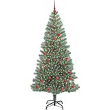 vidaXL Umjetno božično drevo s snežno obloženimi vejicami in LED lučko | Shoptok.si