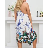 Resti Women's white summer dress with a floral motif - Clothing | shoptok.hr