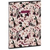 Ars Una Flowery Pink dodatna sponka kvadratni zvezek A/4 | Shoptok.si