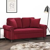 vidaXL Okrasna blazina 2 kosa vinsko rdeča 40x40 cm žamet Cene
