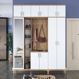 Hanah home EA128 - 2795 walnutwhite hall stand | ePonuda.com
