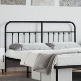 vidaXL Metalno uzglavlje crno 180 cm Cijene