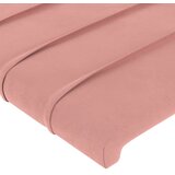  LED uzglavlje ružičasto 183x16x78/88 cm baršunasto | shoptok.hr