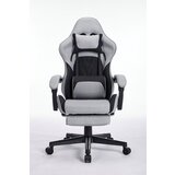 Eplaygame Gejmerska stolica HC-4095 FABRIC BG siva crna štof | ePonuda.com