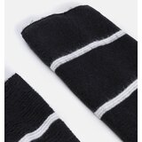 Gemre Black scarf with white stripes Kari | Shoptok.si