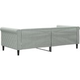  Dnevni krevet svjetlosivi 90 x 190 cm baršunasti | shoptok.hr