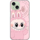  maska za iphone 15 6.1 la bubu silikonska print pink | ePonuda.com