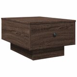 Maison Chic Klubska mizica - kavna mizica - Nizka mizica rjavi hrast 60x45x31 cm inženirski les, (21753005) Cene
